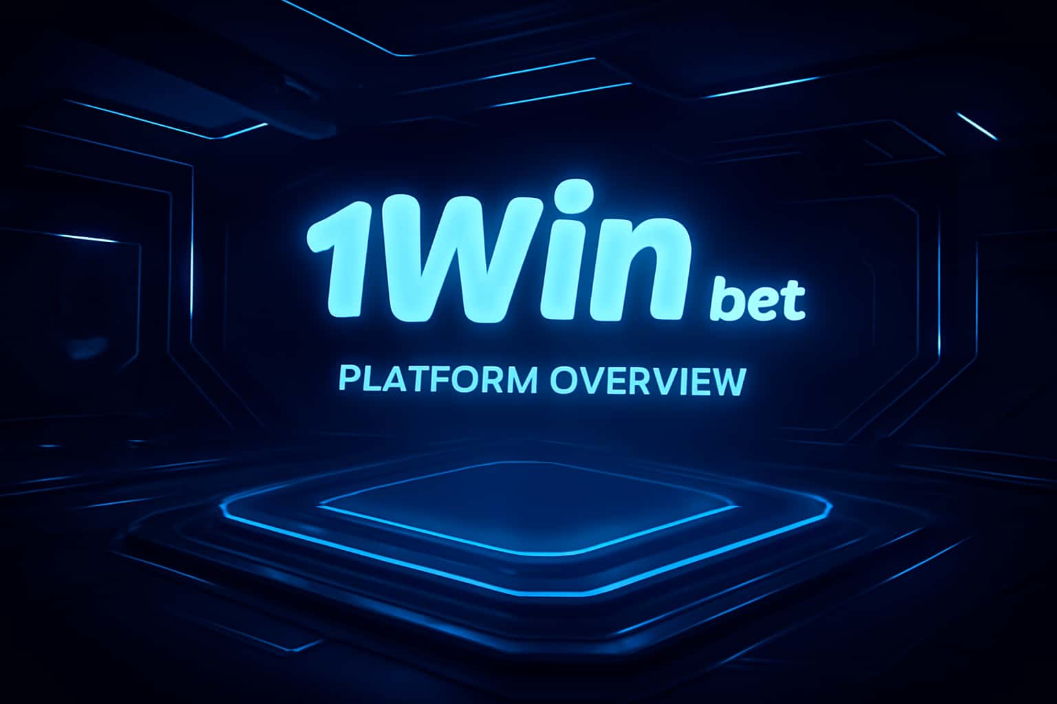 Futuristic neon landscape design