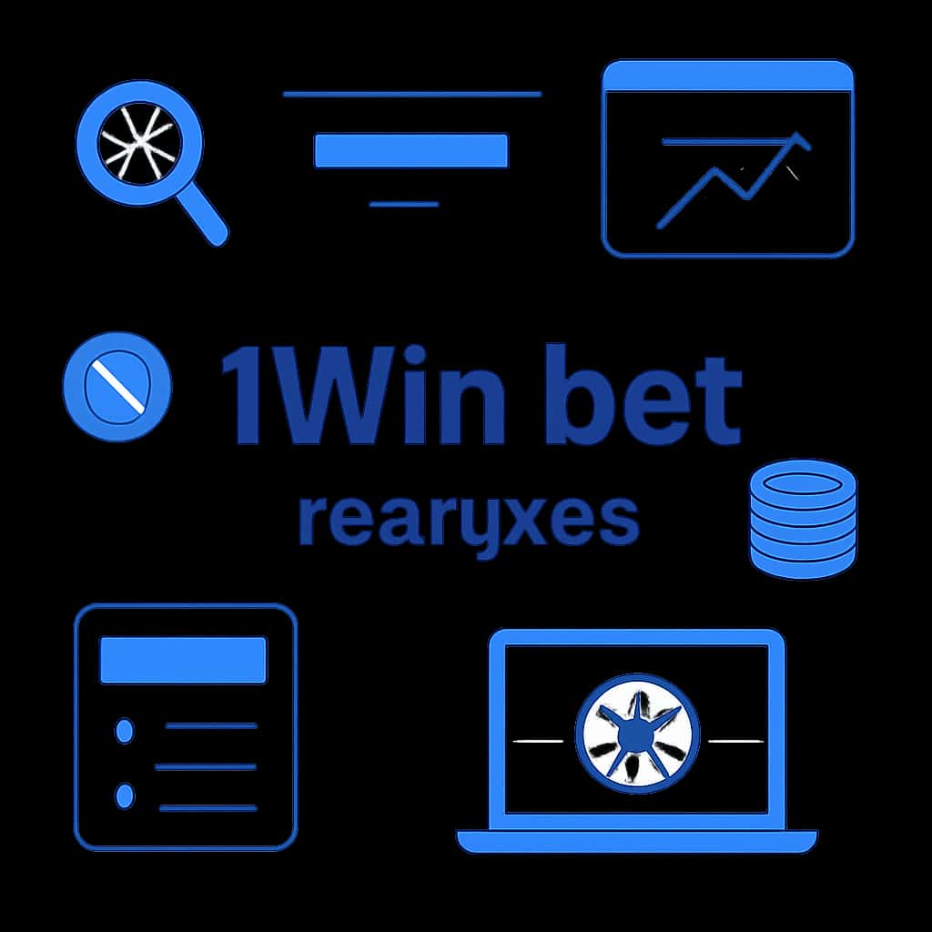 An educational diagram explaining the features of 1Win bet.