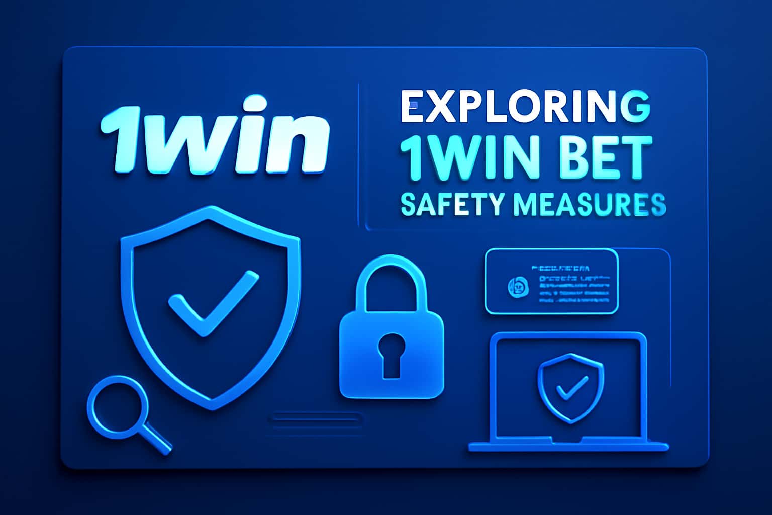 Exploring safety measures of 1Win bet depicted in a professional setting.