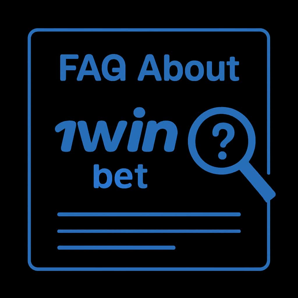 An illustration for FAQ About 1Win bet.