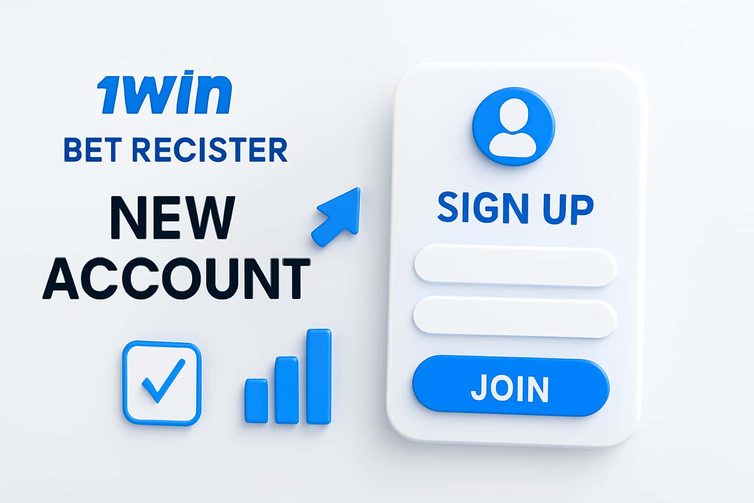 1Win bet Register - New Account Interface