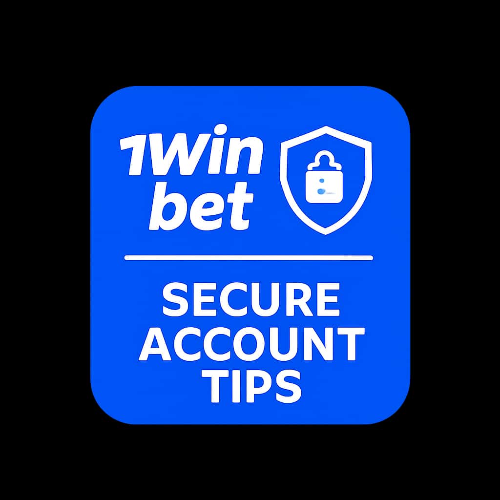 An icon symbolizing security tips for 1Win bet accounts.