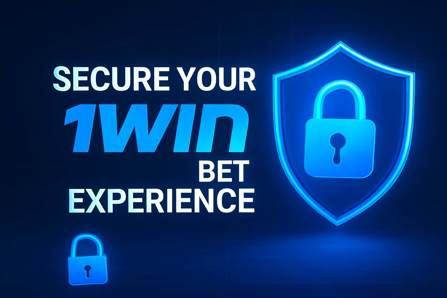 Informational scene illustrating the 1Win bet security experience