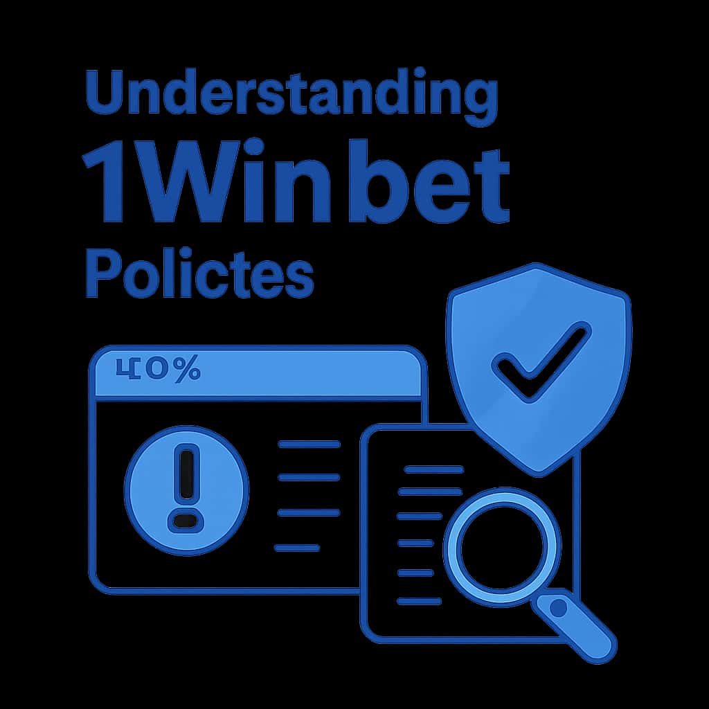 Diagram illustrating the key aspects of 1Win bet policies.