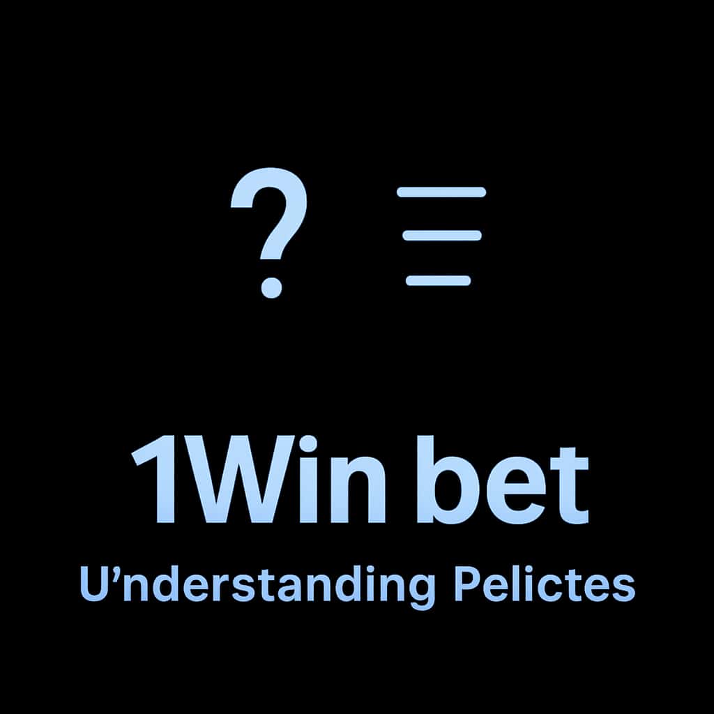 Icon representing the guide to 1Win bet policies.